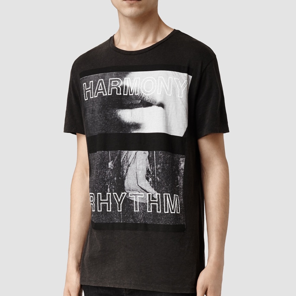 All Saints Dissonance Woman’s Crew T-Shirt - Picture 5 of 5
